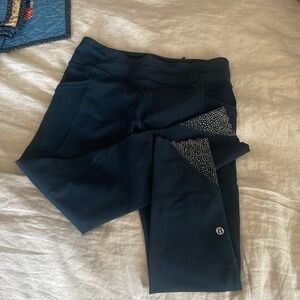 Lululemon compression running cropped pants